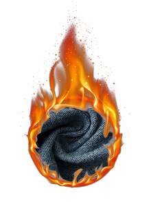 SHEIN PETITE 女式高腰口袋阔腿宽松休闲保暖内衬牛仔裤 - 藍色 - 查看 8