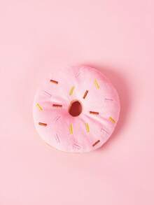 PETSIN 1pc Realistic Donut Shaped Squeaky Plush Dog Toy – Soft Sound Emitting Chewable Pet Toy, Interactive Boredom Relief For Puppies And Small Dogs, Adorable Design Your Dog Will Love - Multicolor - View 13