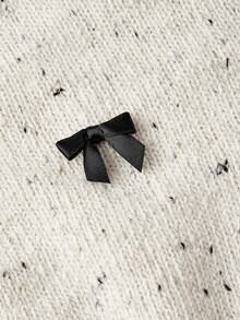 SHEIN MOD Women's Casual Bow Crew Neck Sweater Set,Fall Clothes For Women,Winter Clothes,Halloween Sweaters,Elegant Women's Sweater,Cute Sweaters