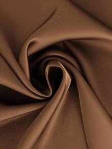 GlowEve 女式蝴蝶结领褶无袖衬衫 - 棕色 - 查看 3