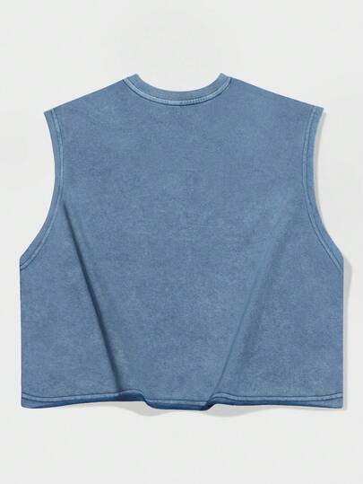 Street Life Débardeur décontracté de mode de rue Y2K pour hommes, imprimé flocon de neige, été