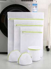 1/3/6pcs Household Anti-Deformation Laundry Bag, Underwear And Bra Washing Bag, Anti-Entanglement Laundry Net Bag, Luggage Clothing Sorting Bag Dress Pants Shoes Jeans Boots Skirt,Spring,Minimalist,Summer Tops