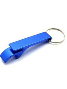 1/16/50/100个装便携式啤酒开瓶器钥匙扣迷你口袋铝合金饮料啤酒开瓶器婚礼派对回礼，适用于户外活动、露营，父亲节礼物 - 彩色 - 查看 24