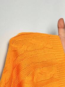 BamGleam 女士优雅针织长裙套装，秋冬 - 黃色 - 查看 9