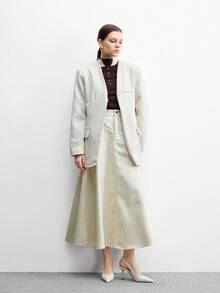 CUCCOO BIZCHIC 尖头细高跟露背米色性感时尚通勤办公室女士百搭女式高跟鞋 - 米色 - 查看 10