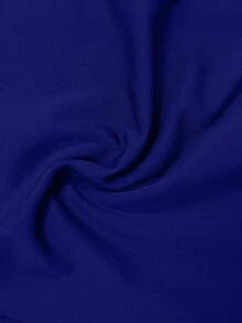 INAWLY Women's Solid Color Asymmetric Neck Ruffle Palazzo Jumpsuit, Elegant Fall Cloth For Women - Blue - View 6