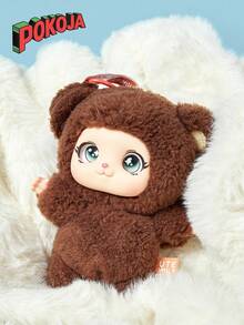 1个迷你乙烯基材质（非毛绒填充）柔软钥匙扣兔子造型吊坠，适合复活节礼物、派对装饰，可爱时尚配饰 - 彩色 - 查看 3