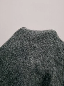 ATUI Studio Damen einfarbige V-Ausschnitt ärmellose Strickweste mit Einzelknopfverschluss