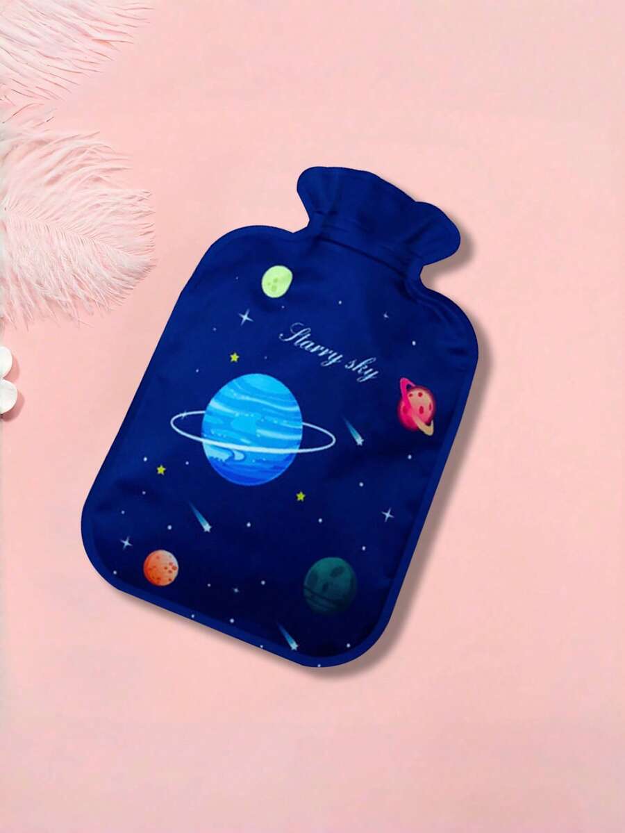 Cartoon Insulated Hot Water Bottle Can Be Used For Neck Shoulders And Whole Body Suitable For Hot & Cold Best Gift For And Women - Navy Blue - View 1
