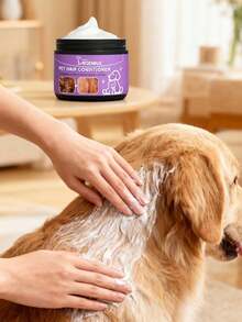 PETSIN 1pc/50ml Pet Fur Conditioner, Pet Hair Cleaning & Care, Fluffy & Soft, Detangling, Smoothing, Anti-Matting, Anti-Frizz Pet Hair Conditioner - Multicolor - View 3