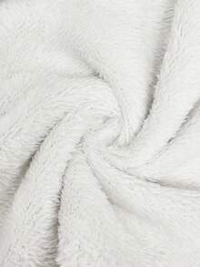 SHEIN 孕妇休闲格子保暖内衬裤，秋冬 - 黑與白 - 查看 6