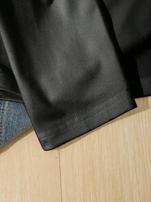 Tween Girls' Bow Print V-Neck Long Sleeve Casual Loose T-Shirt - Multicolor - View 3