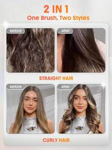 SHEGLAM HAIR It-Curl Thermal Brush,38mm Hair Curling Brush,Volumizing Hot Brush Hair Root Volume & Loose Curls,Ionic Straightening Brush,Newly Upgraded Composite Comb Teeth,Negative Ion Function,2-Level Temp,Hair Care Without Damaging Hair,Fast Heating Thermal Brush Suitable For Hair Salons,Families And Travel Graduation Birthday Holiday Summer Fall Autumn Y2K Fancy Fashion Women Makeup Cosmetic Party Beach Travel Camping Outdoors School Campus Trip Festivals Decor Gift Present Rose Girl Cosplay Best Color Charm Vibe Pink Curler Hair Care Hair Waffler Perfume Graduation Birthday Holiday Summer Fall Autumn Y2K Fancy Fashion Women Makeup Cosmetic Party Beach Travel Camping Outdoors School Campus Festivals Decor Gift Present Rose Girl Best Color Charm Vibe Pink Christmas New Year Thanksgiving Day Valentine's Day