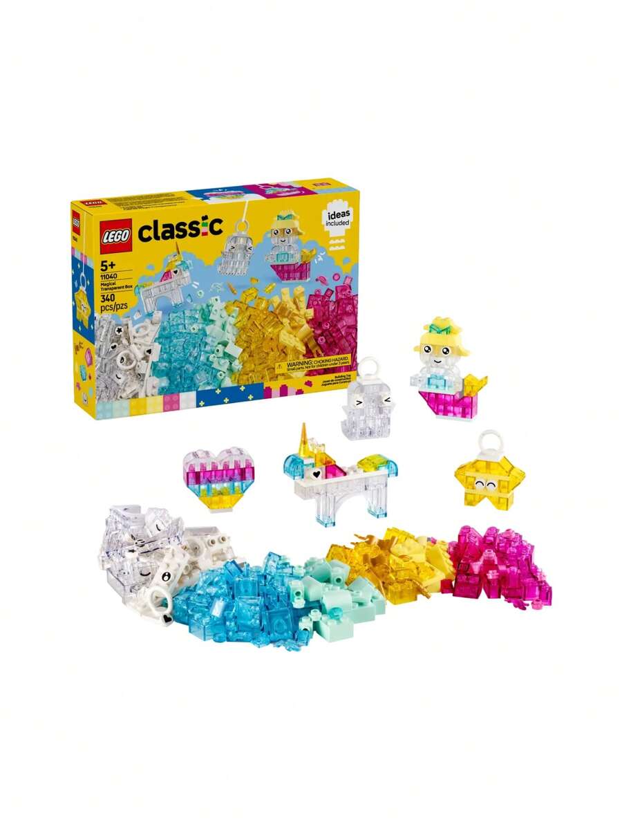 LEGO Magical Transparent Box Kids Building Block Set, Suitable As A Gift - Multicolor - View 1