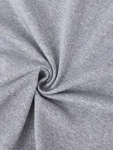 Sparklyn 2 件套青少年女孩字母图案运动衫上衣和大口袋直筒工装裤，休闲街头风格服装，秋季 - 酒紅色 - 查看 7