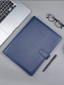 A4 多功能文件夹，PU 皮革文件整理剪贴板，办公用品文件夹，合同，文件，设计师测量簿，商务，返校，学校用品 - 均碼 - 查看 11