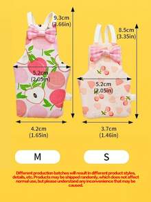 1件可爱鹦鹉套装，尿布便便袋，鹦鹉尿布，适用于鹦鹉、玄凤鹦鹉、鸽子 - 可水洗可重复使用的鹦鹉防护尿布，小型宠物鸟套装内衬（印花位置随机）