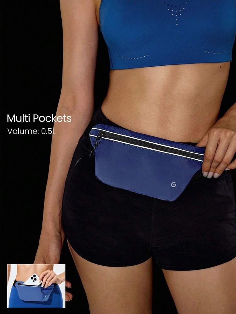 0.5L Slim Running Waist Belt Bag Cycling Gym Phone Bag