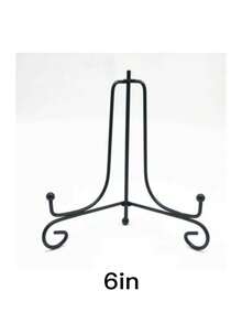 Foldable Iron Art Triangle Stand, European Style Simple Metal Display Stand For Tea Cake Photo Frame Plate Gifts Birthday Graduation - Gold - View 5