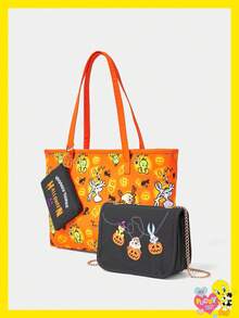 LOONEY TUNES X SHEIN Women Bag Sets - Orange - View 2