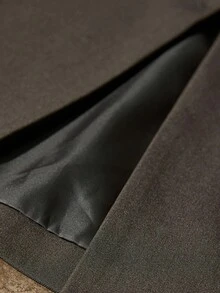 Aveloria Modichic Women's Elegant Turndown Collar Casual Belted Loose Cap Sleeve Vest And High Waist Wide Leg Pants Suit Set - Olive Green - View 8