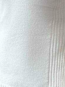 SHEIN PETITE 女款優雅甜美蝴蝶結露肩純色修身套頭毛衣，聖誕節、新年、感恩節禮物，適合嬌小女性 - 白色 - 查看 7