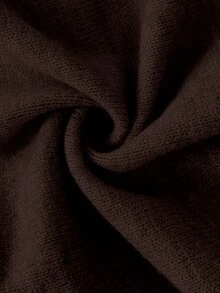 Auvina 1 Áo len cardigan dệt kim tay dài buộc dây phía trước thanh lịch cỡ lớn dành cho nữ, phù hợp cho mùa thu/đông - Cà phê nâu - Xem 6