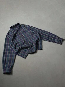 PAVTROS Casual Business Loose Plaid Long Sleeve Men Shirts, Fall