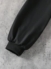 SHEIN Mirajuku Giacca casual con colletto alla coreana e stampa di dinosauri per ragazzi adolescenti