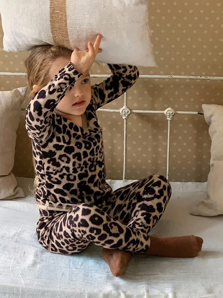 DAZY Young Girls Daily Loungewear - Brown - View 1