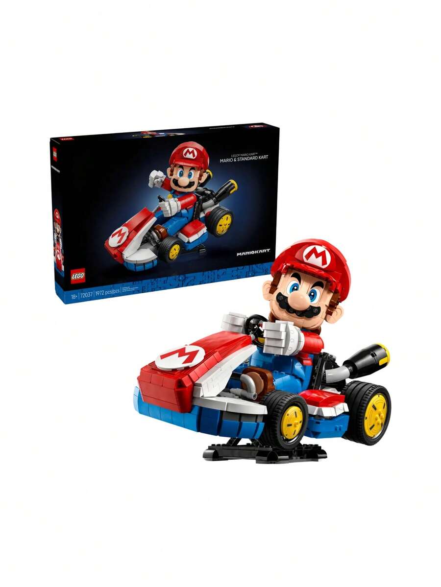 LEGO Super Mario® Mario Kart™ – Mario & Standard Kart ADULTS 72037 - Multifärgad - Visa 1