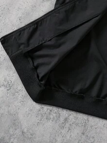 SHEIN Mirajuku Giacca casual con colletto alla coreana e stampa di dinosauri per ragazzi adolescenti