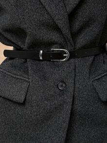 Lumalex Fall Winter Oversized Padded Shoulder Loose Women's Blazer Elegant Black Elegant Glamour Elegant New Style Women Luxury Prom Gathering Party Banquet Modest Old Money Coquette Glitter Holiday Party Rave Festival Outing Vacation Hot Outdoor Richly Layered Wedding Season Banquet Christmas New Year - Coffee Brown - View 5