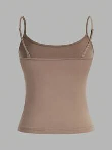 SHEIN EZwear Set de 3 tops de camiseta corta y sexy para mujer, adecuados para el verano - Multicolor - Ver 4