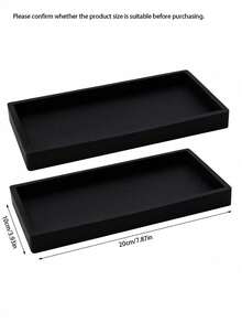 2 bandejas decorativas retangulares de mármore branco, bandejas de armazenamento para banheiro, organizador de banheira e pia de cozinha, decoração de banheiro, organizador de banheiro, decoração de outono, organizador de maquiagem, volta às aulas