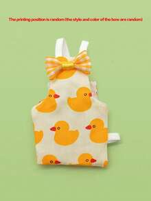 1件可爱鹦鹉套装，尿布便便袋，鹦鹉尿布，适用于鹦鹉、玄凤鹦鹉、鸽子 - 可水洗可重复使用的鹦鹉防护尿布，小型宠物鸟套装内衬（印花位置随机）