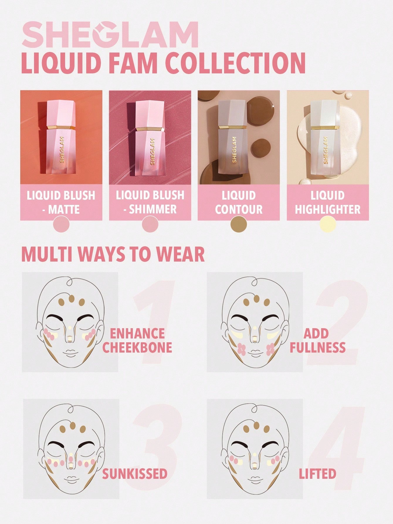 SHEGLAM أحمر خدود سائل Color Bloom-أحمر خدود سائل...