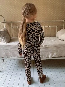 DAZY Young Girls Daily Loungewear - Brown - View 5