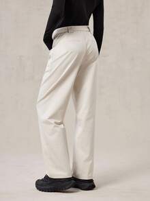 OutZeal 女式吸湿排汗快干贴袋直筒白色户外裤日常休闲裤 - 白色 - 查看 5