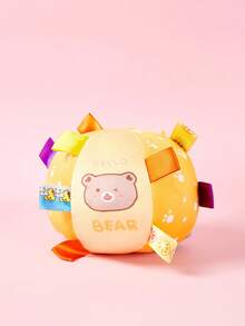 PETSIN 1 Đồ chơi hình cầu bằng vải nhung lông có chuông tích hợp - Bóng thú cưng tương tác huấn luyện âm thanh dễ thương, đồ chơi mềm mại đi kèm cho chó nhỏ và vừa, thời gian chơi hấp dẫn và nhai cho chó con - Nhiều màu - Xem 13