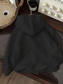 Slaydiva Going Out Tops For Women/Fall Clothes For Women/Winter Clothes For Women/Y2k Clothes/Streetwear/Back To School/Casual Street/Fit For Hip Hop/Women's Casual Street Print Hoodie Sweatshirt/Fit For Hip Hop/Grunge/Rock And Roll Graphic