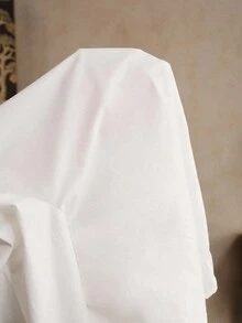 Arave 女式 100% 纯棉休闲宽松衬衫，肩部和袖子饰有花卉蕾丝花边 - 米色 - 查看 8