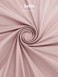 Firerie 优雅不对称荷叶边领无袖缎面连体衣，杏色，简约设计，适合约会、通勤、办公室穿着，别致 - 藕粉色 - 查看 10