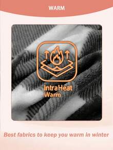 SHEIN 孕妇格子抽绳腰口袋阔腿宽松抓绒裤，秋冬 - 黑與白 - 查看 8