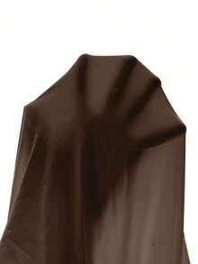 KIZN Essential Long Sleeve Fitted Top Seamless Design Round Neck Form Fitting Casual Basic Layer Winter Fall Everyday Wear Minimal Style Versatile Basic - Chocolate Brown - View 8