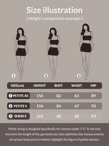 SHEIN PETITE فستان أنيق وأنيق بأكمام طويلة أحادية الكتف، مع تطريز شبكي متباين، وذيل غير متماثل، وقصة طويلة جدًا مرنة للغاية وضيقة - عنابي اللون - مشاهدة 6