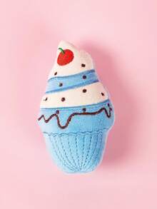 PETSIN 1pc Mini Pet Sound Toy – Squeaky Vocalizing Plush Dog & Cat Toy, Tiny Interactive Plaything For Small Pets - Multicolor - View 8