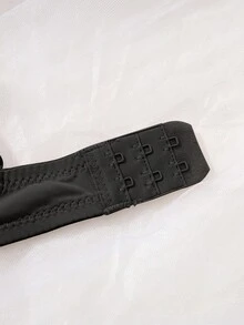 DesireSculpt 1pc Women's Underwire Bra, Comfortable Seamless Lift And Support For Small Bust - Black - View 5