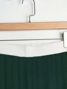 Linhara مجموعة ملابس علوية وبنطلون كاجوال ملونة للمرأة البدينة