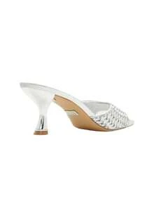 aldo ELEONORA SILVER Women Slides - Silver - View 3